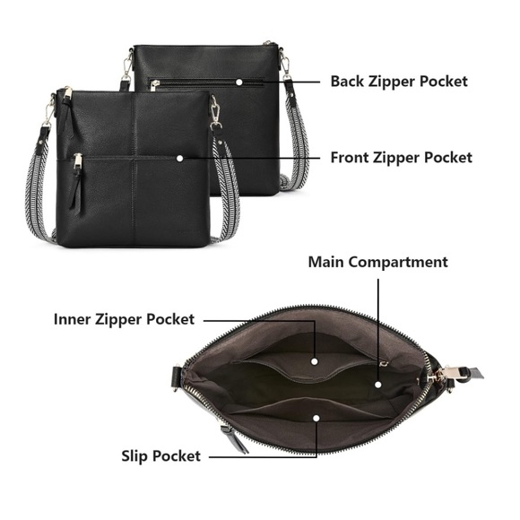 WESTBRONCO Crossbody Purses for Women - Picture 3 of 10